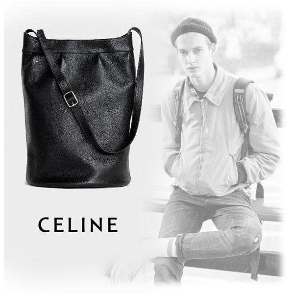 即日対応☆ CELINE スーパーコピー スタイリッシュな ソフトバケットバッグ 188163BI6.38SI